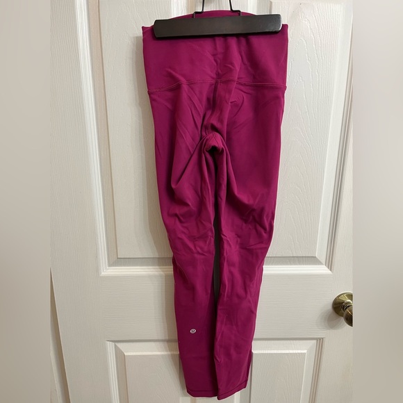 Lululemon Wunder Train HR Tight - 25” - Size 4 - Magenta Purple - Picture 2 of 4
